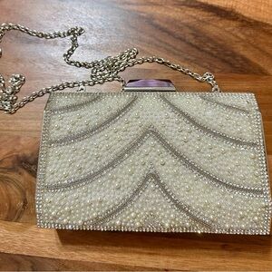 Pearl and Rhinestone Clutch